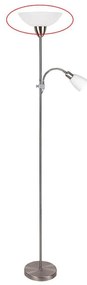 Rabalux 4067 - Paralume di ricambio per lampada da terra DIANA E27 large bianco