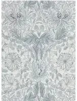 Morris & Co Carta da parati Pure Honeysuckle & Tulip - Cloud Grey