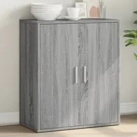 Credenza Grigio Sonoma 60x31x70cm in Legno Multistrato 840462