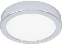 Plafoniera Moderna Fueva 5 Acciaio Cromo Led Integrato 11W 3000K Ip44