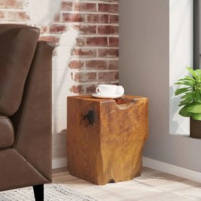 Sgabello İn Legno Massello Di Teak /