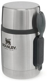 Borraccia termica argentata in acciaio inox 530 ml Adventure – Stanley