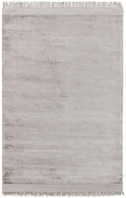 benuta Finest Tappeto in viscosa Pearl Grigio chiaro 160x230 cm - Tappeto design moderno soggiorno