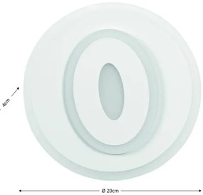 Brilagi - Lampada da parete LED MODERN MINI 26W 230V 3000/4000/6000K