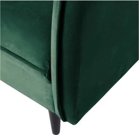 Divano verde scuro con rivestimento in velluto 203 cm Juli – Ropez