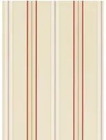 Ralph Lauren Carta da parati Dunston Stripe - Vermillion