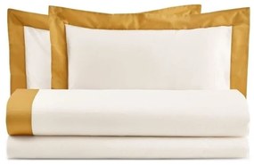 Completo Letto in Puro Cotone Diamante  Collezione Casa  Colore Oro, Dimensioni e Misure Singolo