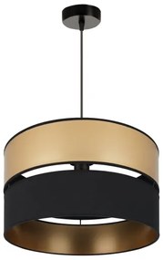 Brilagi - Lampadario a sospensione con filo ROYAL 1xE27/15W/230V diametro 40 cm nero/oro