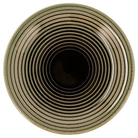Piatto da Dolce Quid Espiral Ceramica Multicolore (20 cm) (12 Unità)