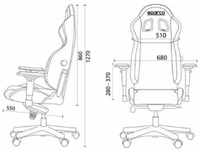 Sedia Gaming Sparco S00998NRNR Nero