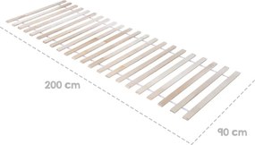 Letto bianco per bambini 90x200 cm Montessori - Roba