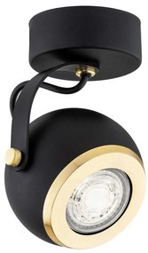 Argon 4902 - Luce Spot KOS PLUS 1xGU10/5W/230V nero/oro