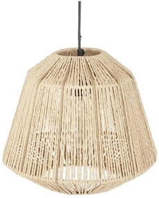 Atmosphera - Lampadario a sospensione con filo JILY 1xE27/40W/230V iuta beige