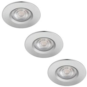 Philips - SET 3x Luce LED da bagno dimmerabile DIVE LED/5W/230V IP65