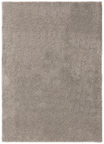 benuta Basic Tappeto a pelo lungo Soho Grigio chiaro 133x190 cm - Tappeto design moderno soggiorno