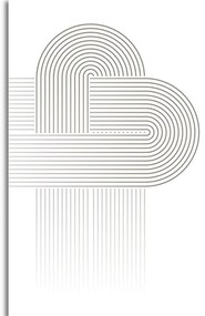 Stampa su tela – Arcobaleni collegati Mid-Century