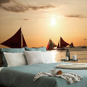 Carta da parati – Tramonto sul mare