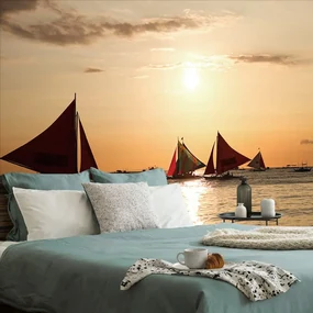 Carta da parati – Tramonto sul mare