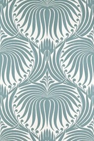 Lotus von Farrow & Ball - Oval Room Blue/ All White