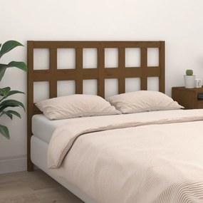 Testiera Per Letto Ambra 155,5x4x100 Cm Legno Massello Di Pino /