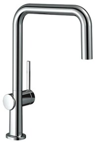 Rubinetto da cucina alto a u a u Talis M54 argento cromato lucido HANSGROHE