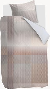 Set copripiumino in raso di cotone Digital Weave