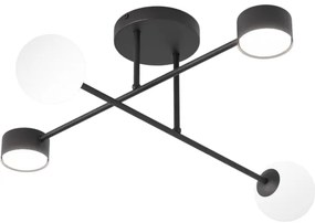 Plafoniera HOLON 2xG9/8W/230V + 2xGX53/12W nero