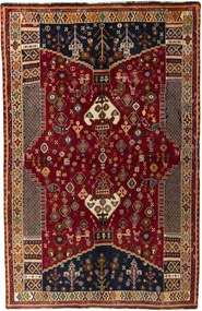 Shiraz Tappeto persiano 170x260 Rosso (Iran) Annodato A Mano