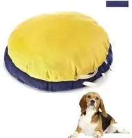 Cuscino per cani rotondo beanbag coloro blu diametro 80 cm