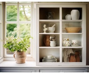 Ciotola bianca in porcellana con motivo floreale Hammershøi Summer - Kähler Design