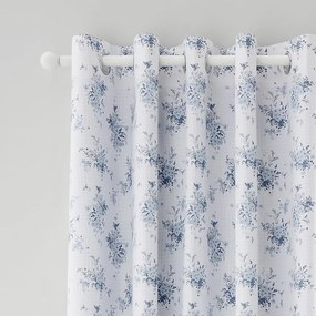 Tende in set bianche/blu 2 pz 168x229 cm Lucie Floral Frill – Catherine Lansfield