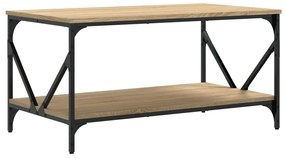 Tavolino da Salotto Rovere Sonoma 90x50x45 cm Legno Multistrato