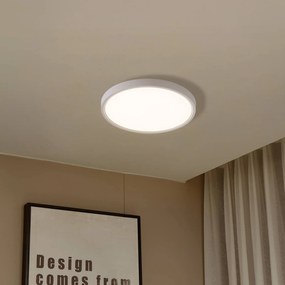 Lindby Smart plafoniera LED Deika, Ø 30 cm, bianco, Tuya