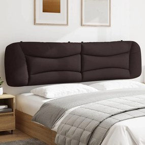 Cuscino Testiera Marrone Scuro 200 Cm İn Tessuto /