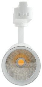 Faro LED 30W Monofase 38°/60° 130lm/W CRI92 no Flickering Colore Bianco Naturale 4.000K