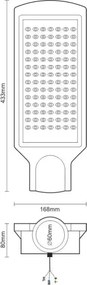 Lampada stradale LED LED/100W/170-400V IP65