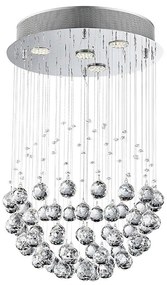 LUXERA 62413 - Lampadario fisso di cristallo XAVER 4xGU10/50W/230V