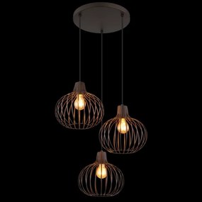 Globo 33379311 - Lampadario a sospensione con cavo MATEO 3xE27/40W/230V