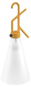 Flos Mayday Outdoor Lampada multiuso 22 cm da esterno con gancio e maniglia avvolgicavo cavo 6 metri Mustard Yellow