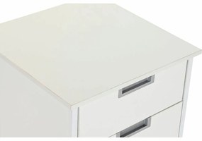 Cassettiera DKD Home Decor Metallo MDF Bianco (40 x 40 x 50 cm)