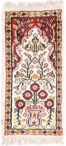 Agra Tappeto 60x30 Beige (Indian) Annodato A Mano