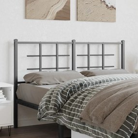 Testiera İn Metallo Nero 135 Cm /