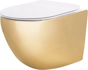 Vaso WC sospeso Rea Carlo Mini Tornado NF WHITE GOLD