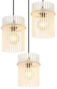 Globo 15698-3HRB - Lampadario sospeso con cavo GORLEY 3xE27/60W/230V