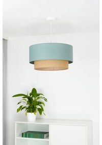 Duolla - Lampadario a sospensione con filo BOHO 1xE27/15W/230V diametro 45 cm verde/marrone