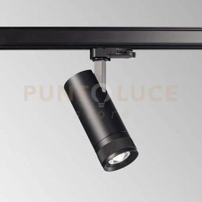 Eos proiettore 1-phase led cob bridgelux nero 25 w 20-55° on-off 29...