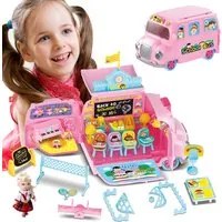 School Bus Playset Scuola Giocattolo Bambini con Bambola e Accessori Gioco