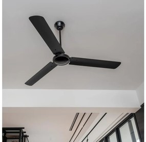 ZEVENTI - Ventilatore a soffitto TOFINO nero