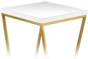 Portafiori LOFT 100x24 cm oro/bianco