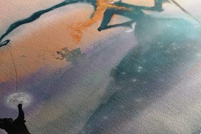 Quadro su tela – Strega disegnata